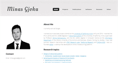 Desktop Screenshot of minasgjoka.com